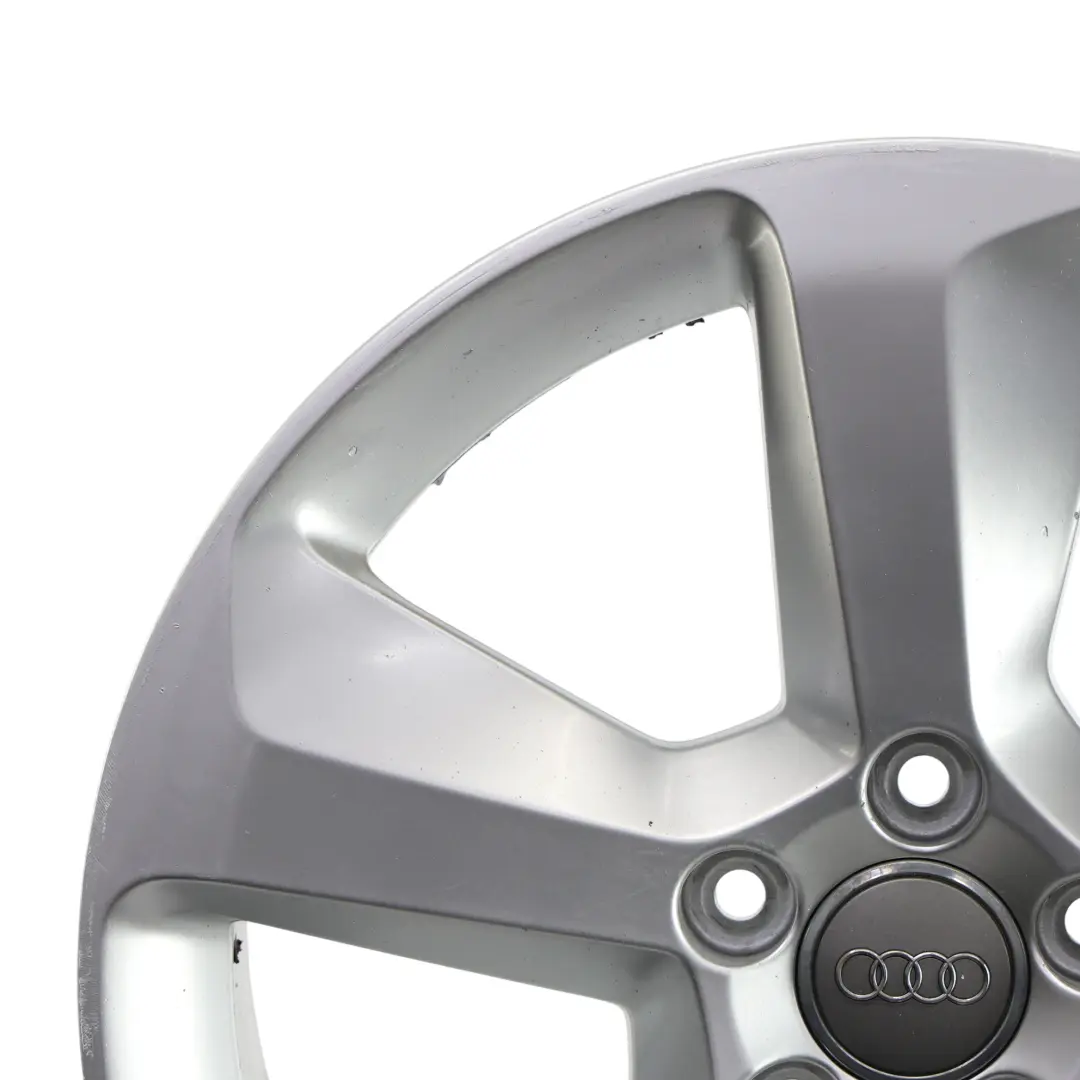 Audi Q3 8U Silver Wheel Alloy Rim 18" 7J ET:43 Star Spoke - SKU 8U0601025G-3 - Part number 8U0601025G