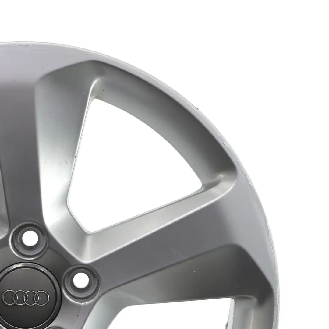 Audi Q3 8U Silver Wheel Alloy Rim 18" 7J ET:43 Star Spoke - SKU 8U0601025G-3 - Part number 8U0601025G