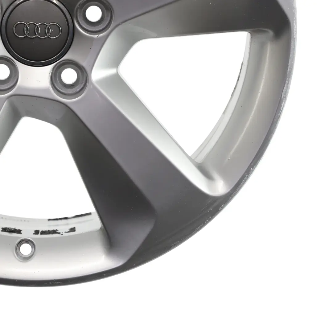 Audi Q3 8U Silver Wheel Alloy Rim 18" 7J ET:43 Star Spoke - SKU 8U0601025G-3 - Part number 8U0601025G