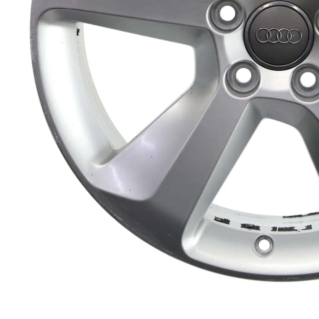 Audi Q3 8U Silver Wheel Alloy Rim 18" 7J ET:43 Star Spoke - SKU 8U0601025G-3 - Part number 8U0601025G