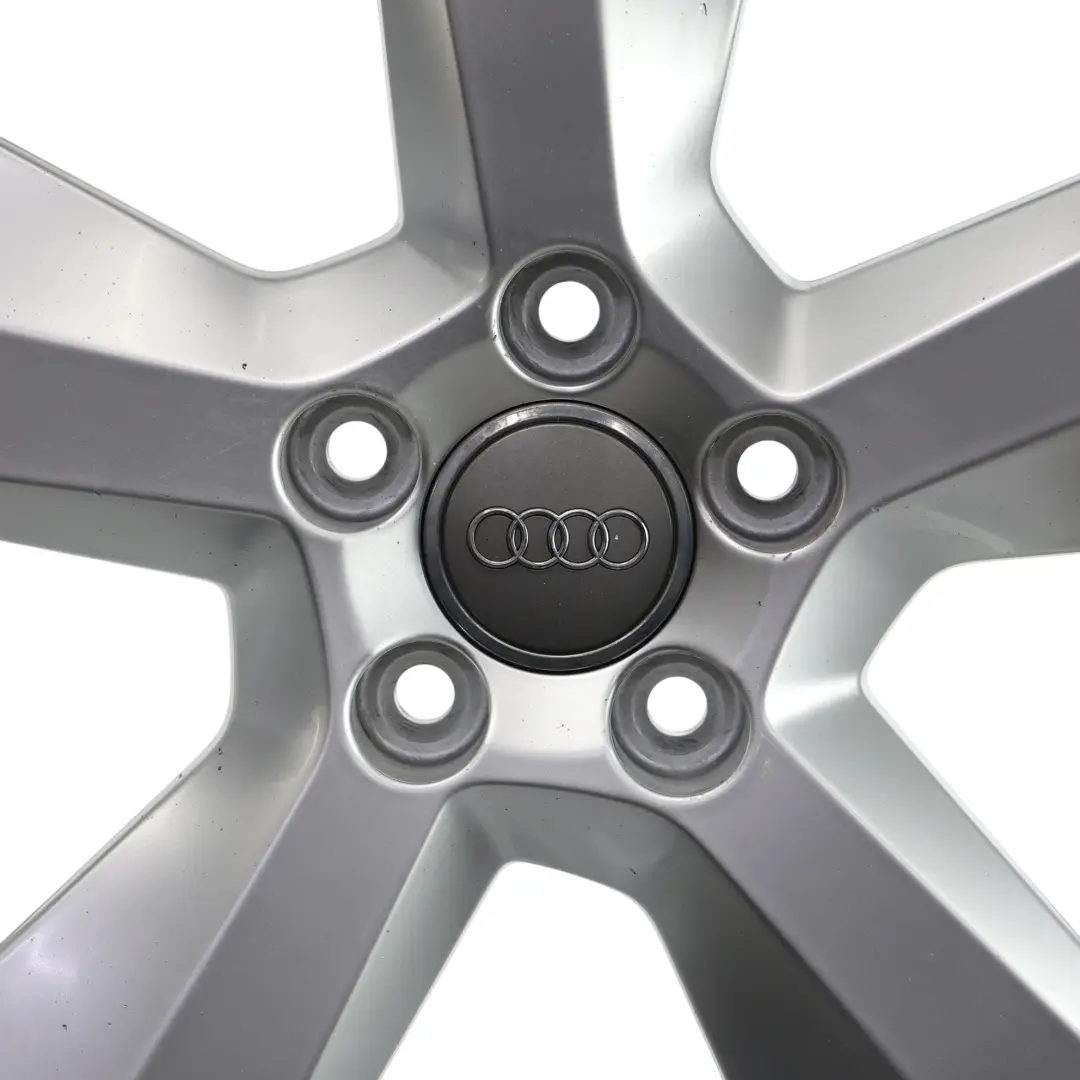 Audi Q3 8U Silver Wheel Alloy Rim 18" 7J ET:43 Star Spoke - SKU 8U0601025G-3 - Part number 8U0601025G