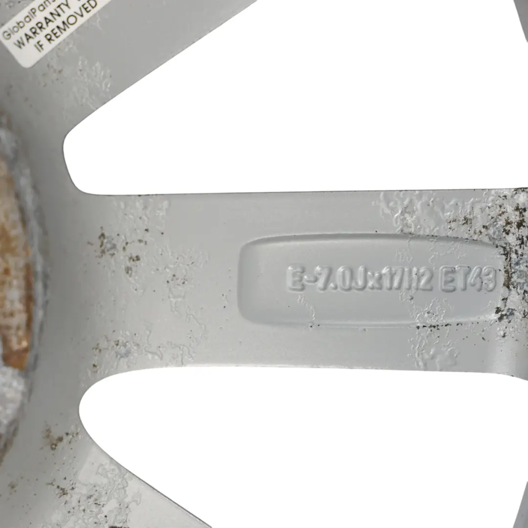 Alloy Rim 17" 7J ET:43 to Audi Q3 8U Silver Wheel with Part number 8U0601025S Audi Q3 8U Silver Wheel Alloy Rim 17" 7J ET:43 - SKU 8U0601025S-3 - Part number 8U0601025S