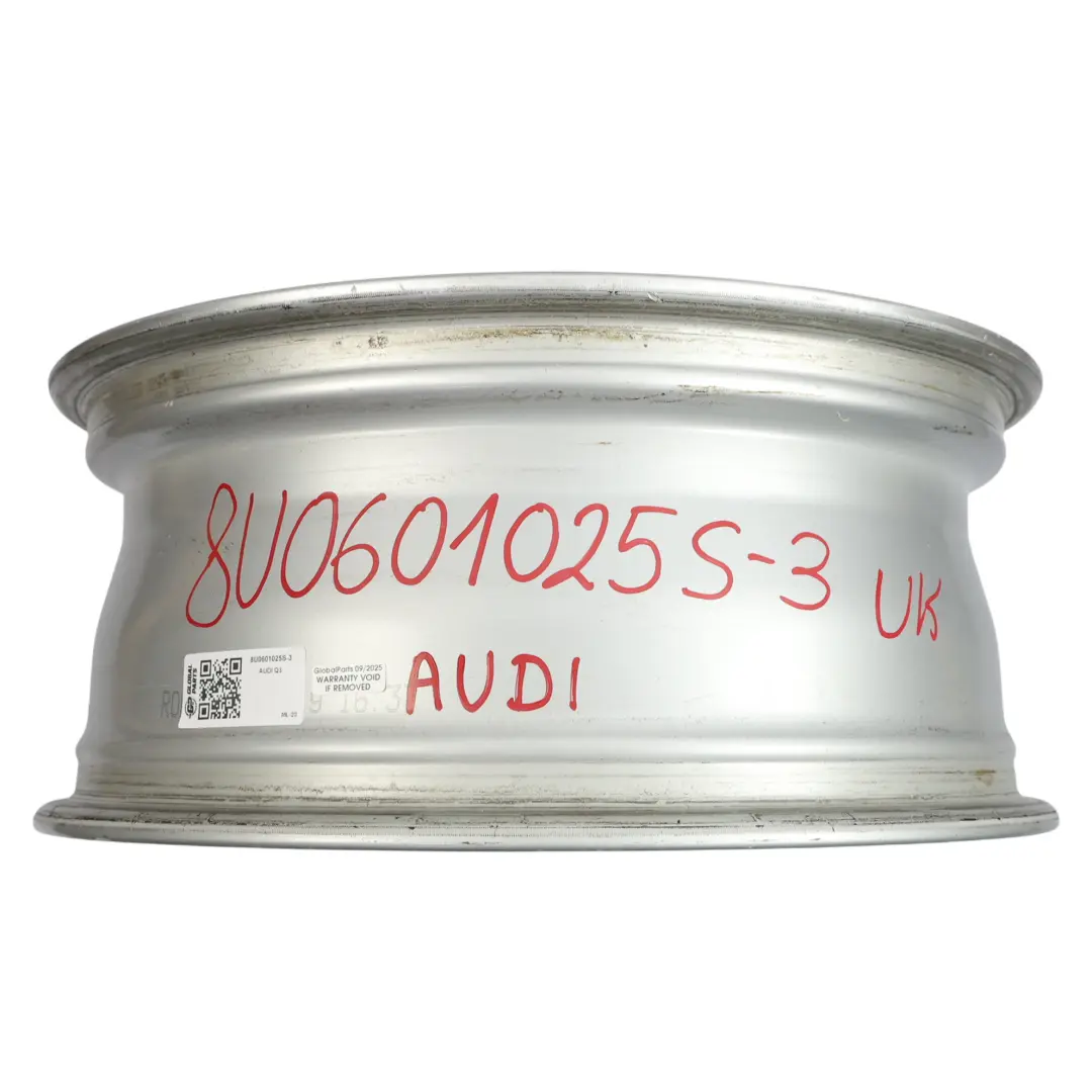 Audi Q3 8U Silver Wheel Alloy Rim 17" 7J ET:43 - SKU 8U0601025S-3 - Part number 8U0601025S