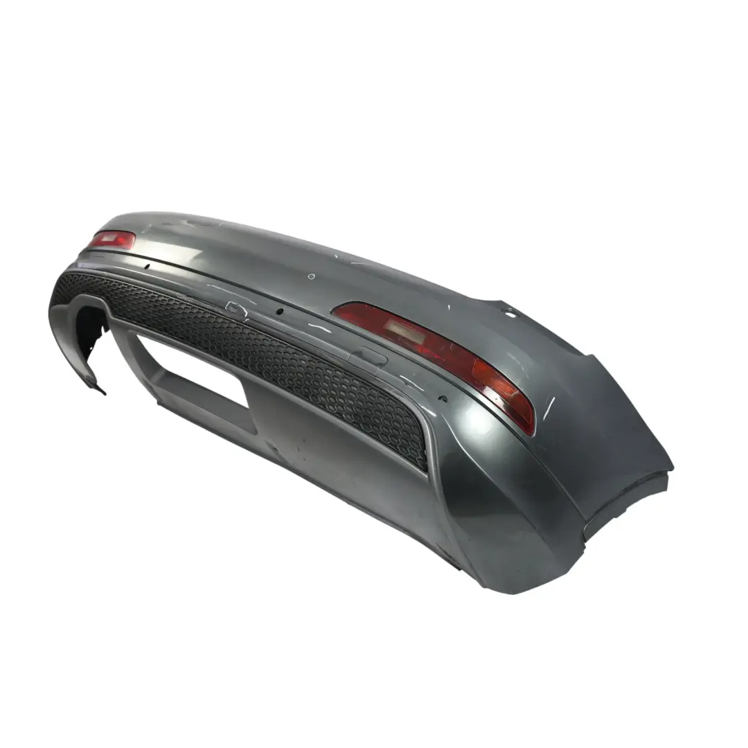 Bumper Trim Panel Covering Daytona Grey Pearl Effect - Z7S to Audi Q3 8U Rear with Part number 8U0807067B Audi Q3 8U Rear Bumper Trim Panel Covering Daytona Grey Pearl Effect - Z7S - SKU 8U0807067B-DGR - Part number 8U0807067B