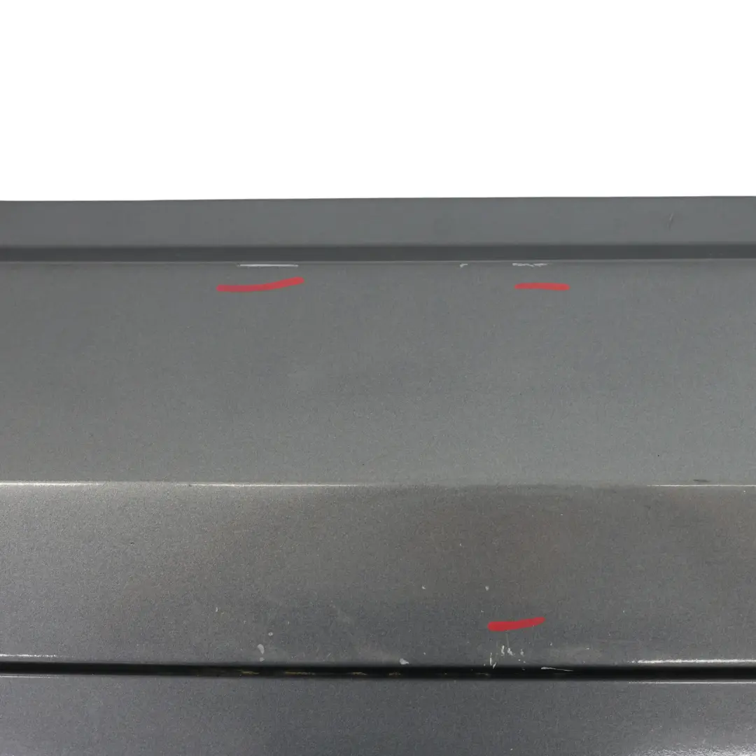 Bumper Covering Trim Panel Monsoon Grey Metallic - X7R to Audi Q3 8U Rear with Part number 8U0807067F Audi Q3 8U Rear Bumper Covering Trim Panel Monsoon Grey Metallic - X7R - SKU 8U0807067F-MOG - Part number 8U0807067F