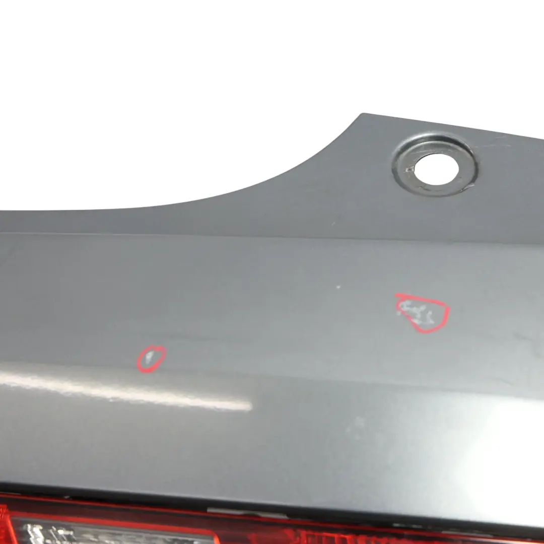 Bumper Covering Trim Panel Monsoon Grey Metallic - X7R to Audi Q3 8U Rear with Part number 8U0807067F Audi Q3 8U Rear Bumper Covering Trim Panel Monsoon Grey Metallic - X7R - SKU 8U0807067F-MOG - Part number 8U0807067F