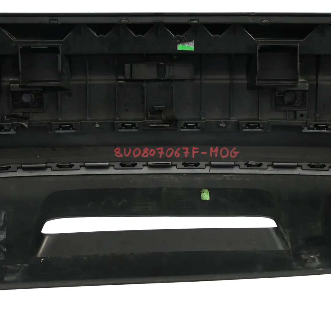 Audi Q3 8U Rear Bumper Covering Trim Panel Monsoon Grey Metallic - X7R - SKU 8U0807067F-MOG - Part number 8U0807067F