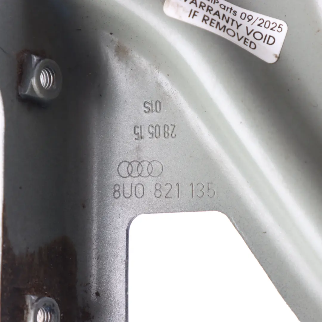 Front Wing Fender Support Bracket Left N/S Monsoon Grey - X7R to Audi Q3 8U with Part number 8U0821135 Audi Q3 8U Front Wing Fender Support Bracket Left N/S Monsoon Grey - X7R - SKU 8U0821135-MOG - Part number 8U0821135