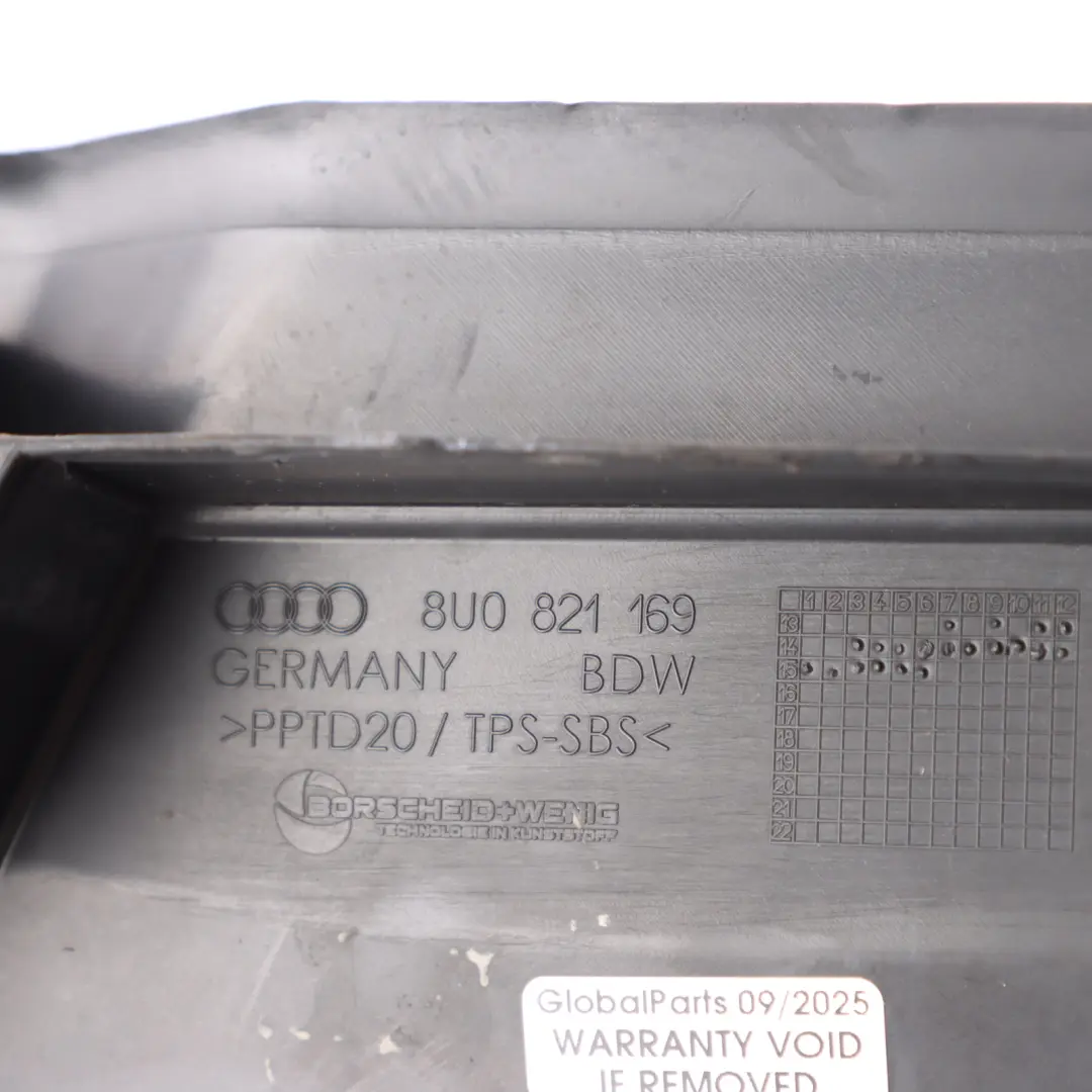 Audi Q3 8U Seal Engine Bonnet Hood Gasket Front Left N/S - SKU 8U0821169 - Part number 8U0821169