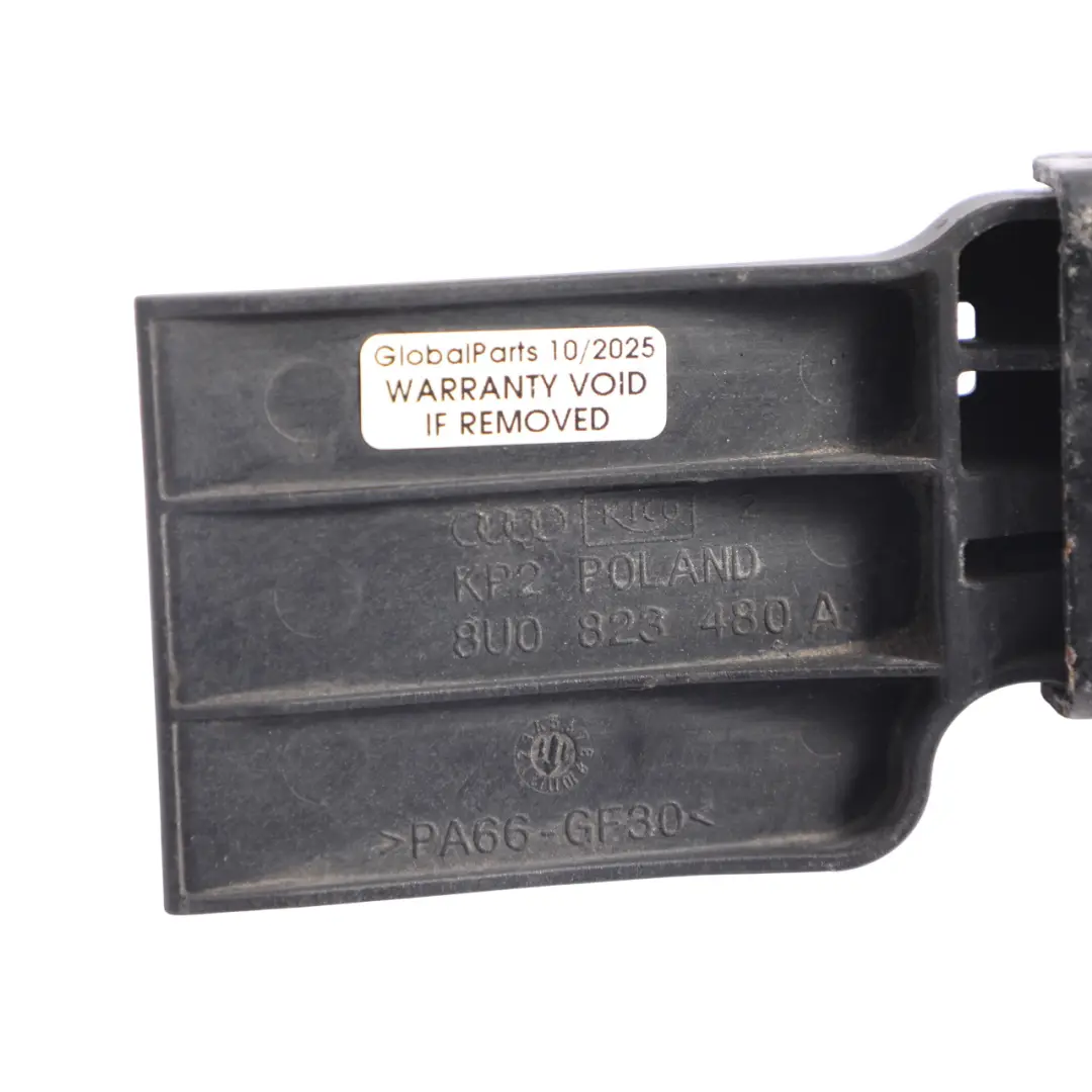 Bonnet Hood Lock Catch Release Lever Handle Front to Audi Q3 8U with Part number 8U0823480A Audi Q3 8U Bonnet Hood Lock Catch Release Lever Handle Front - SKU 8U0823480A - Part number 8U0823480A