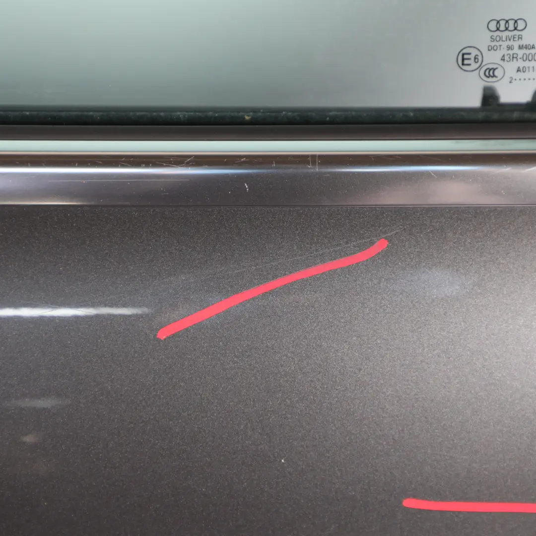 Door Front Left N/S Covering Panel Daytona Grey Pearl Effect - Z7S to Audi Q3 8U with Part number 8U0831051B Audi Q3 8U Door Front Left N/S Covering Panel Daytona Grey Pearl Effect - Z7S - SKU 8U0831051B-DGR - Part number 8U0831051B