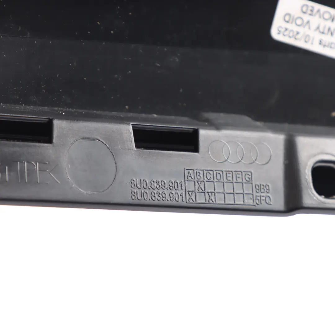 Front B Pillar Collumn Trim Cover Left N/S Outer Strip C to Audi Q3 8U with Part number 8U0837901 Audi Q3 8U Front B Pillar Collumn Trim Cover Left N/S Outer Strip C - SKU 8U0837901 - Part number 8U0837901