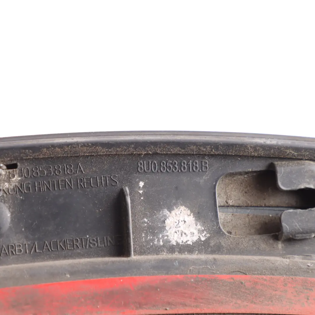 Audi Q3 8U Wheel Arch Liner Trim Rear Right O/S Daytona Grey Pearl Effect - Z7S - SKU 8U0853818A-DGR - Part number 8U0853818A