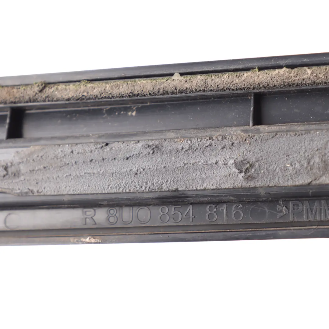 Boot Trunk Lid Spoiler Cover Rear Right O/S Brilliant Black - LY9B to Audi Q3 8U with Part number 8U0854816 Audi Q3 8U Boot Trunk Lid Spoiler Cover Rear Right O/S Brilliant Black - LY9B - SKU 8U0854816-1 - Part number 8U0854816