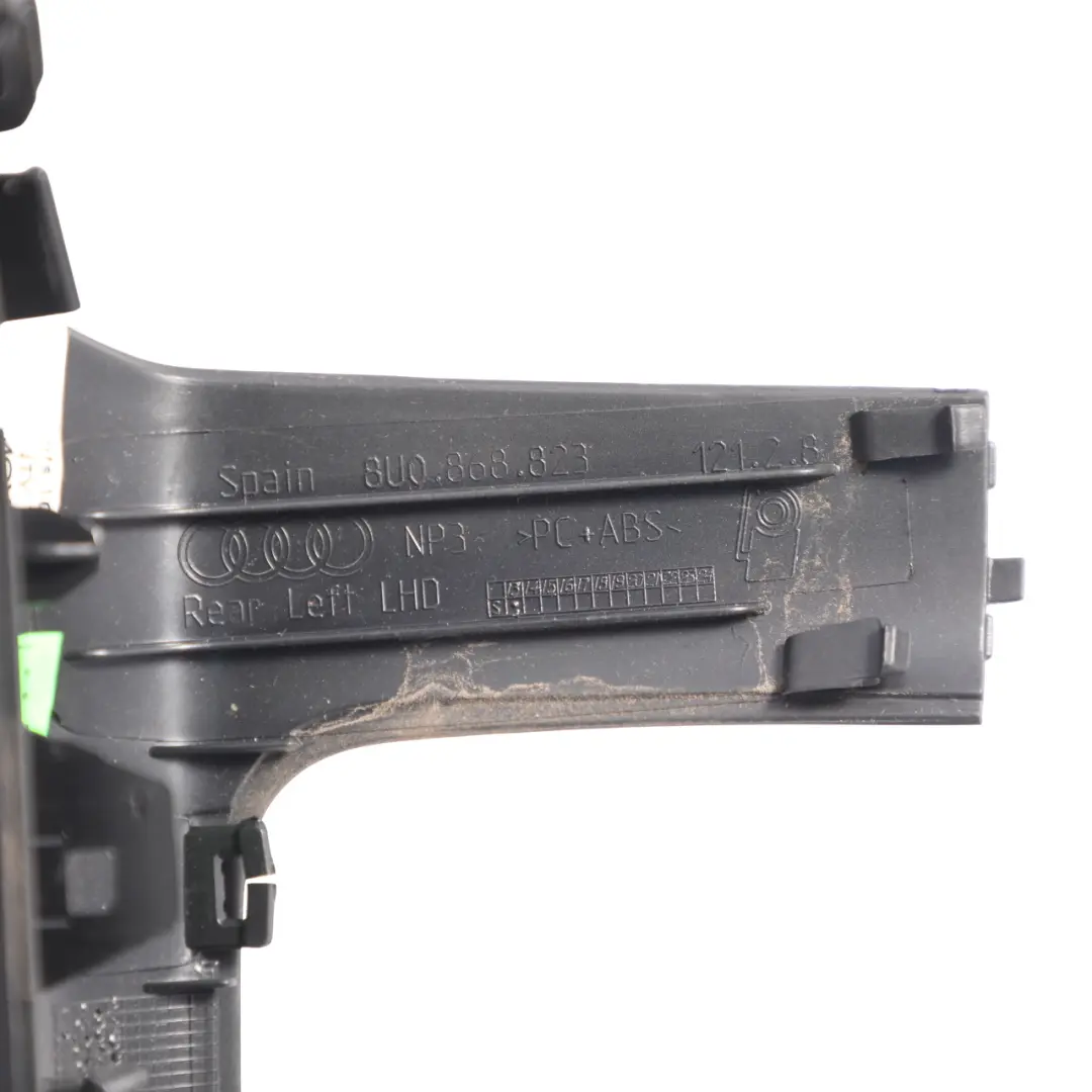 Cache Poignée Porte Intérieure Arrière Gauche C/S Référence pour Audi Q3 8U à propos du numéro de pièce 8U0868823 Audi Q3 8U Cache Poignée Porte Intérieure Arrière Gauche C/S Référence - SKU 8U0868823 - Numéro de pièce 8U0868823