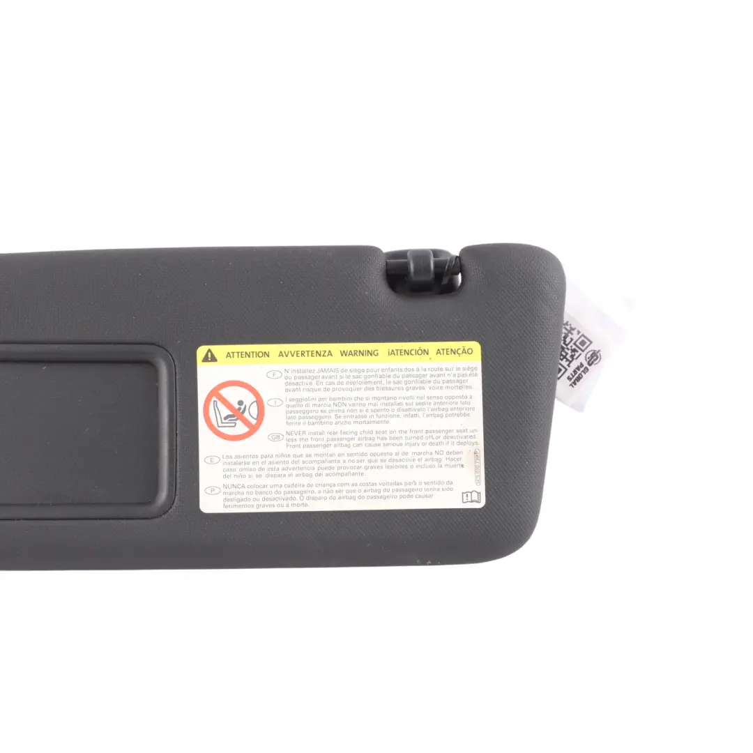 Audi Q3 8U Front Sun Visor Shade Cover Passenger Side Left N/S - SKU 8U1857551A - Part number 8U1857551A