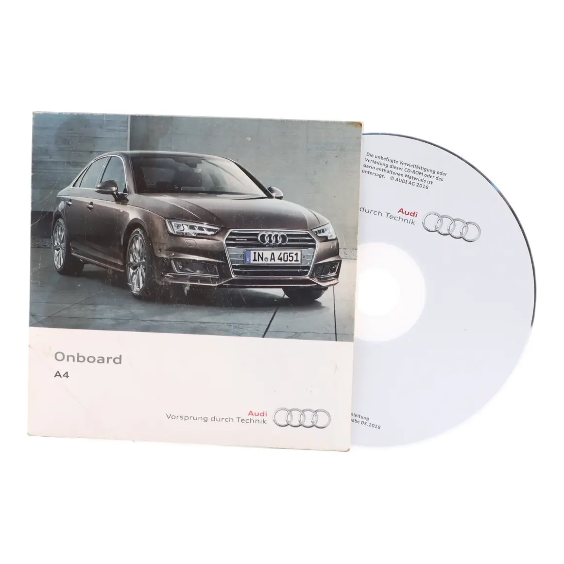 Audi A4 B9 Onboard Manual Owner's Handbook CD Disc 8W0012788QD