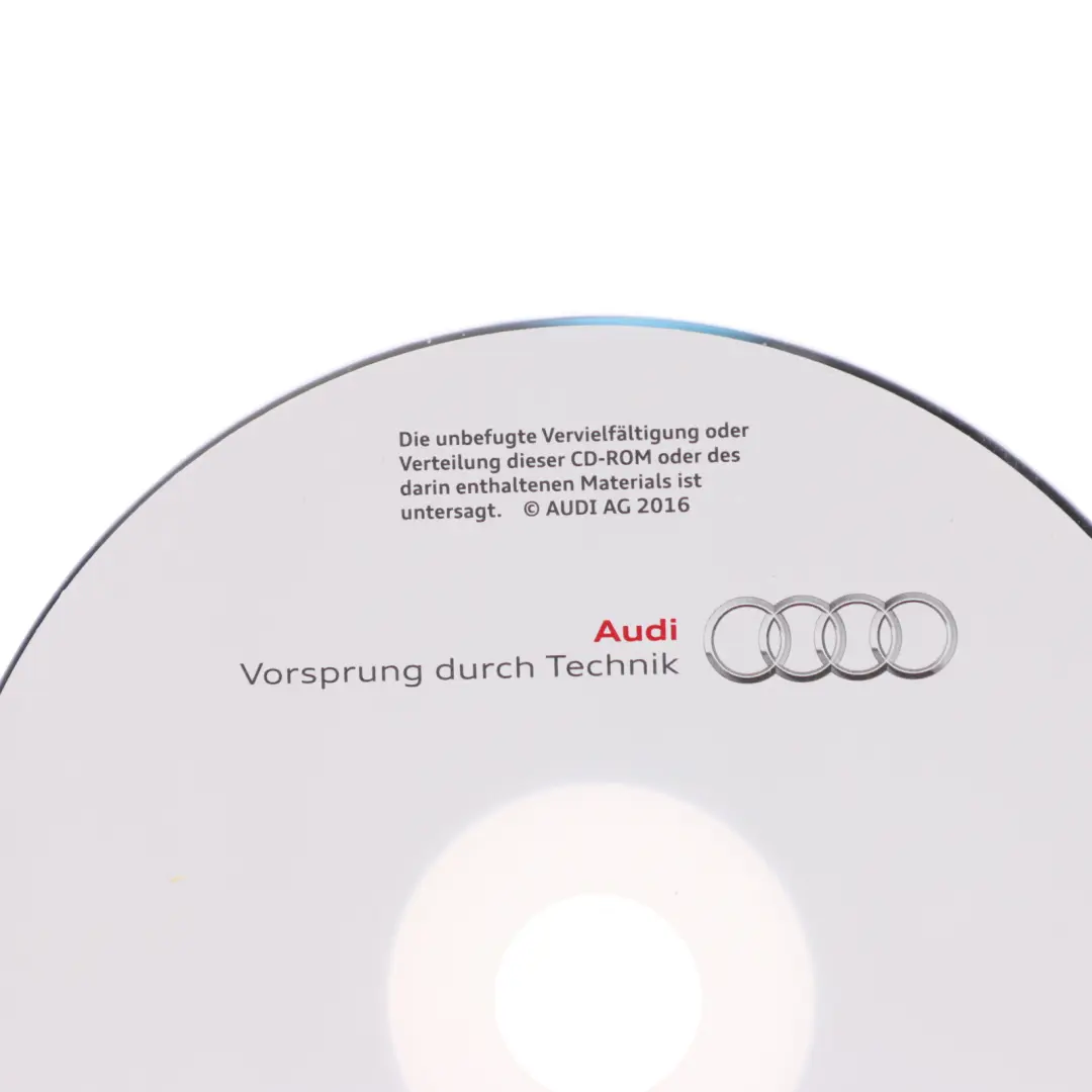 Onboard Manual Owner's Handbook CD Disc to Audi A4 B9 with Part number 8W0012788QD Audi A4 B9 Onboard Manual Owner's Handbook CD Disc - SKU 8W0012788QD - Part number 8W0012788QD