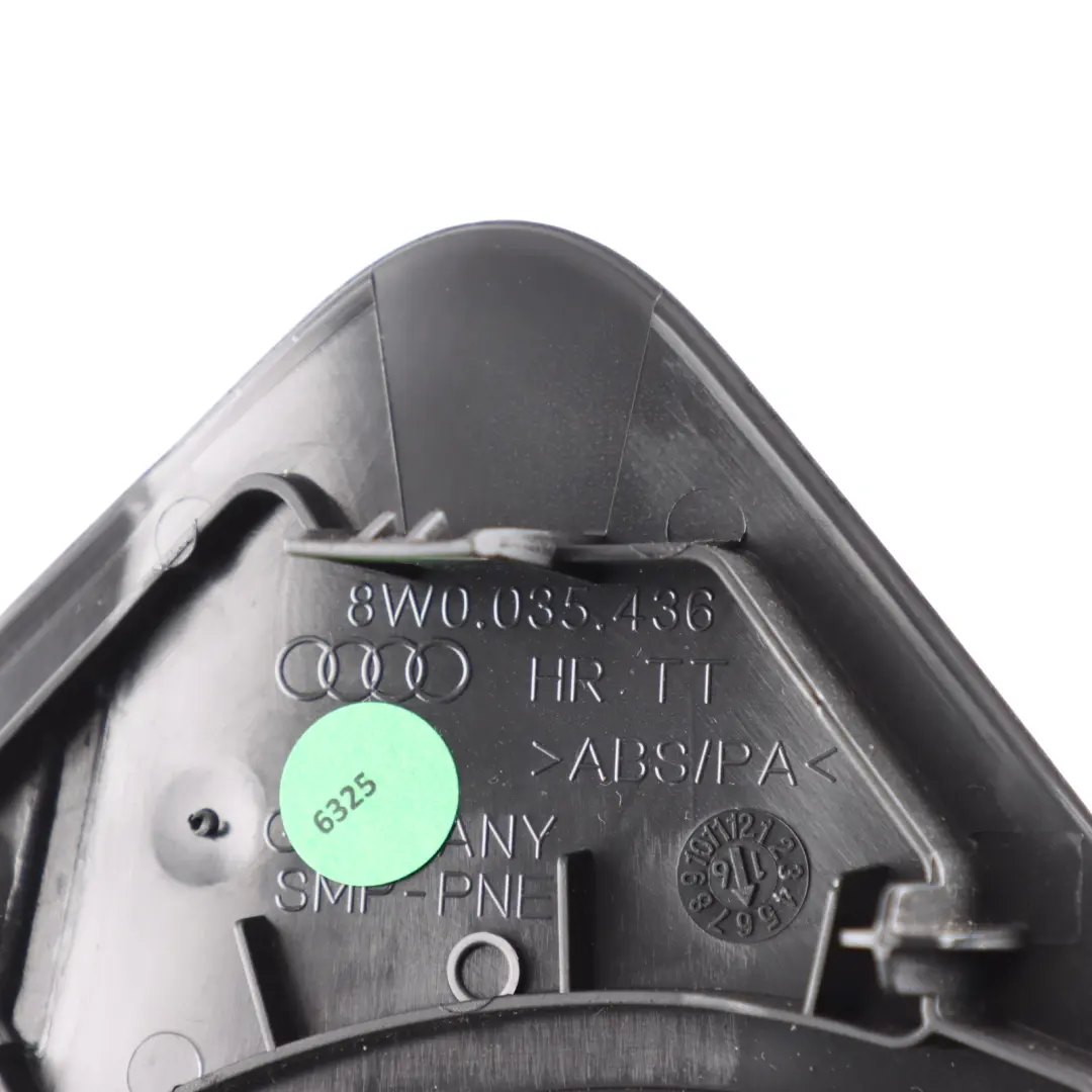 Audi A4 B9 A5 F5 Puerta Altavoz Cubierta Panel Trasero Derecho Lado - SKU 8W0035436 - Número de pieza 8W0035436*8W0 035 436