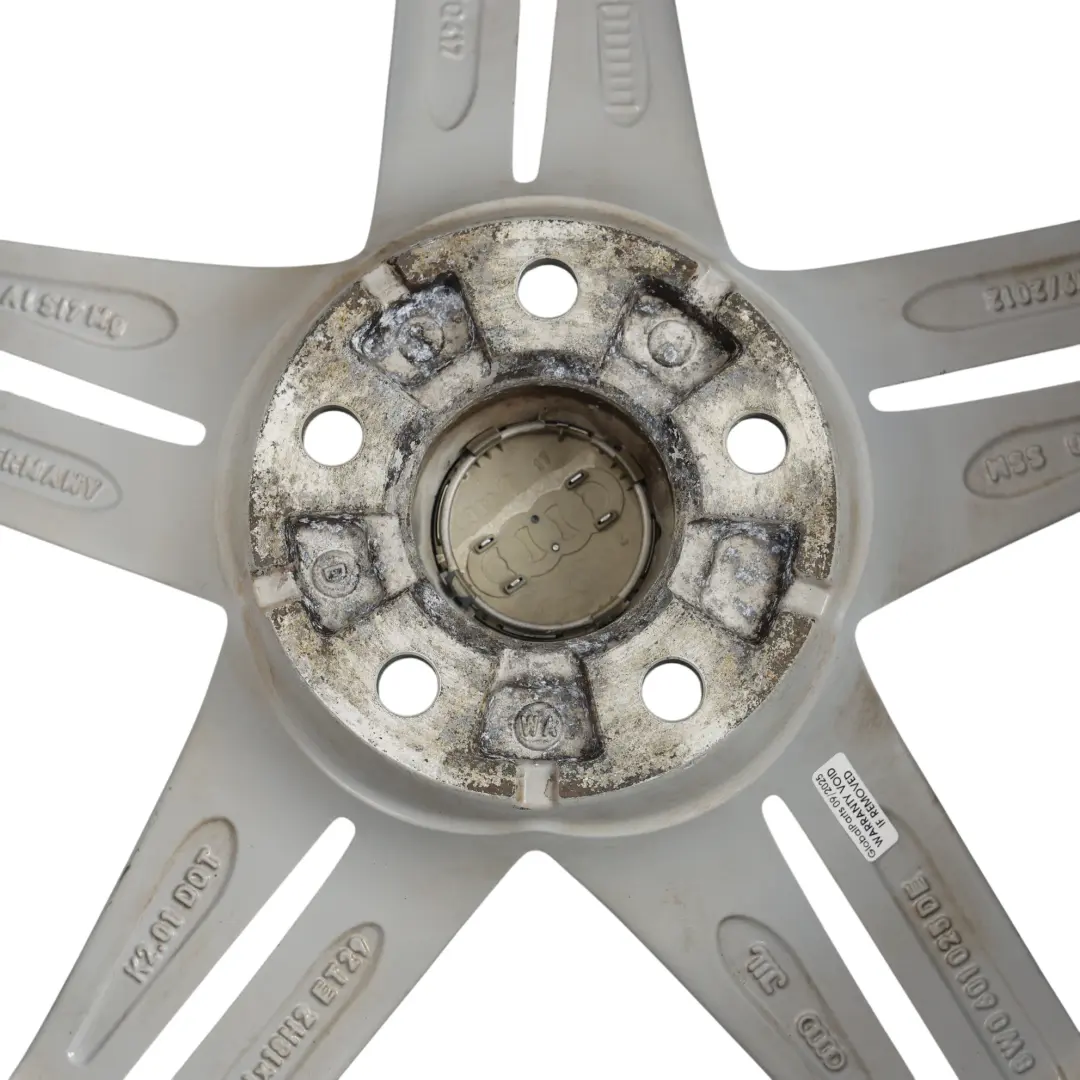Audi A5 S5 F5 Silver Wheel Light Alloy Rim 18" 8.5J ET:29 - SKU 8W0601025DE-2 - Part number 8W0601025DE