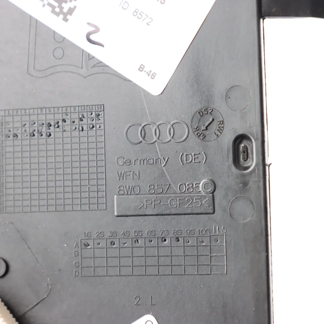 Dashboard Ende Seite Abdeckung Panel Vorne Links für Audi A5 F5 mit Teilenummer 8W0857085 Audi A5 F5 Dashboard Ende Seite Abdeckung Panel Vorne Links - SKU 8W0857085 - Teilenummer 8W0857085