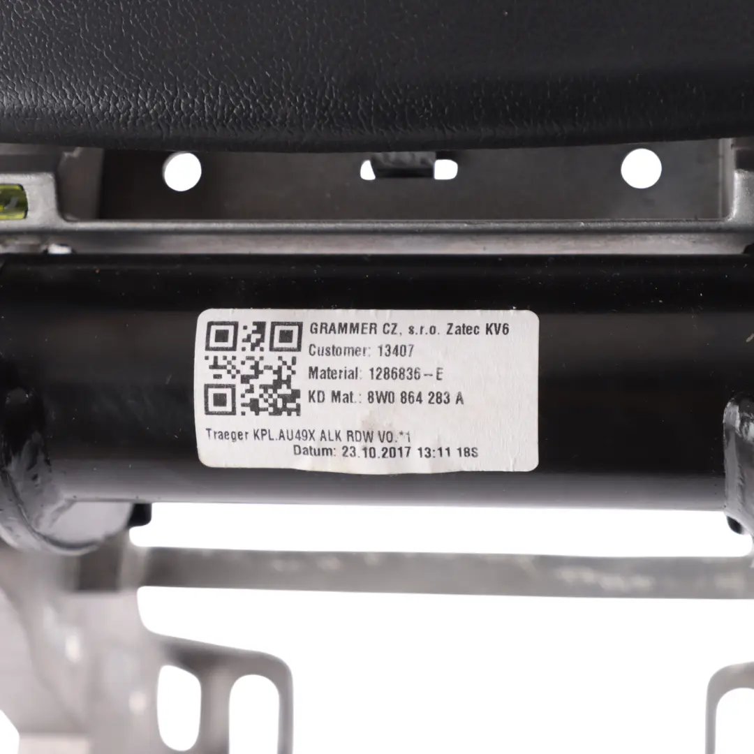 Armrest Front Cover Centre Console Arm Rest Tray Leather to Audi A5 F5 with Part number 8W0864207F Audi A5 F5 Armrest Front Cover Centre Console Arm Rest Tray Leather - SKU 8W0864207F-1 - Part number 8W0864207F