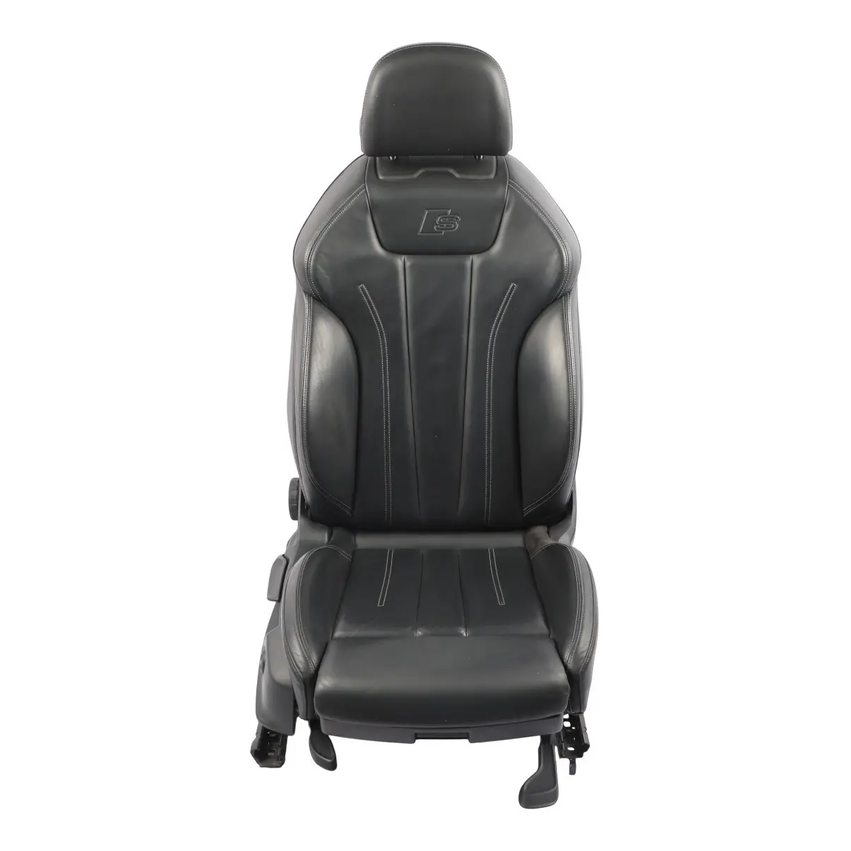 Audi A4 B9 A5 F5 S-Line Front Seat Heated Leather Soul Black Right O/S