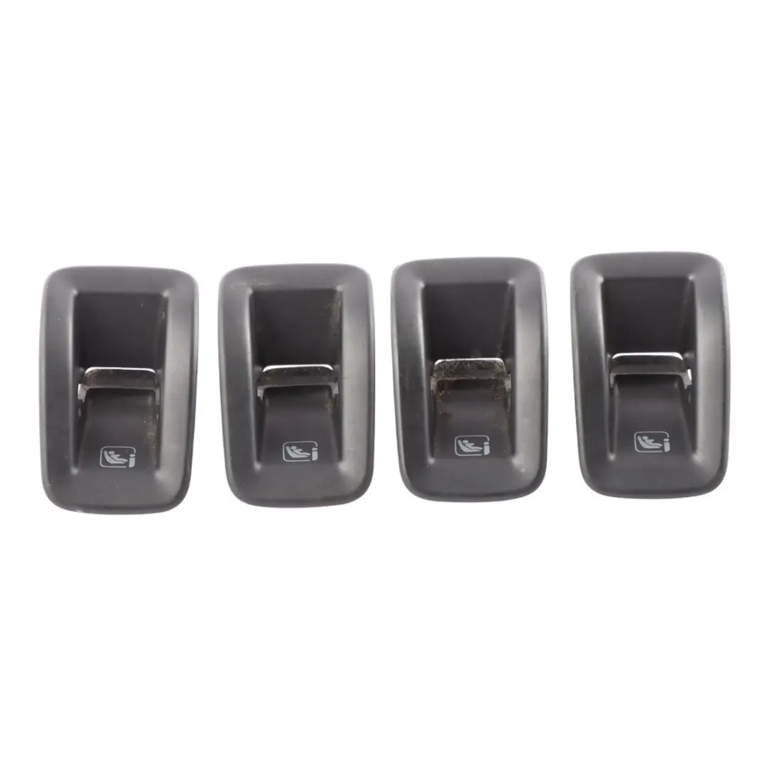 Bench Isofix Cover Guide Bracket Trim Black SET X4 to Audi A4 B9 Rear with Part number 8W0887233A Audi A4 B9 Rear Bench Isofix Cover Guide Bracket Trim Black SET X4 - SKU 8W0887233A - Part number 8W0887233A