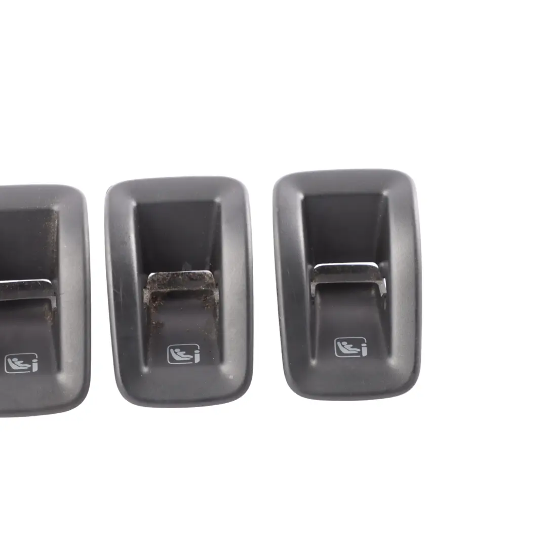 Bench Isofix Cover Guide Bracket Trim Black SET X4 to Audi A4 B9 Rear with Part number 8W0887233A Audi A4 B9 Rear Bench Isofix Cover Guide Bracket Trim Black SET X4 - SKU 8W0887233A - Part number 8W0887233A