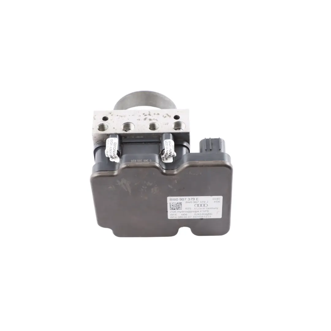 ABS Pump Modulator Brake Control Hydraulic Unit to Audi A4 B9 with Part number 8W0907379E Audi A4 B9 ABS Pump Modulator Brake Control Hydraulic Unit - SKU 8W0907379E - Part number 8W0907379E