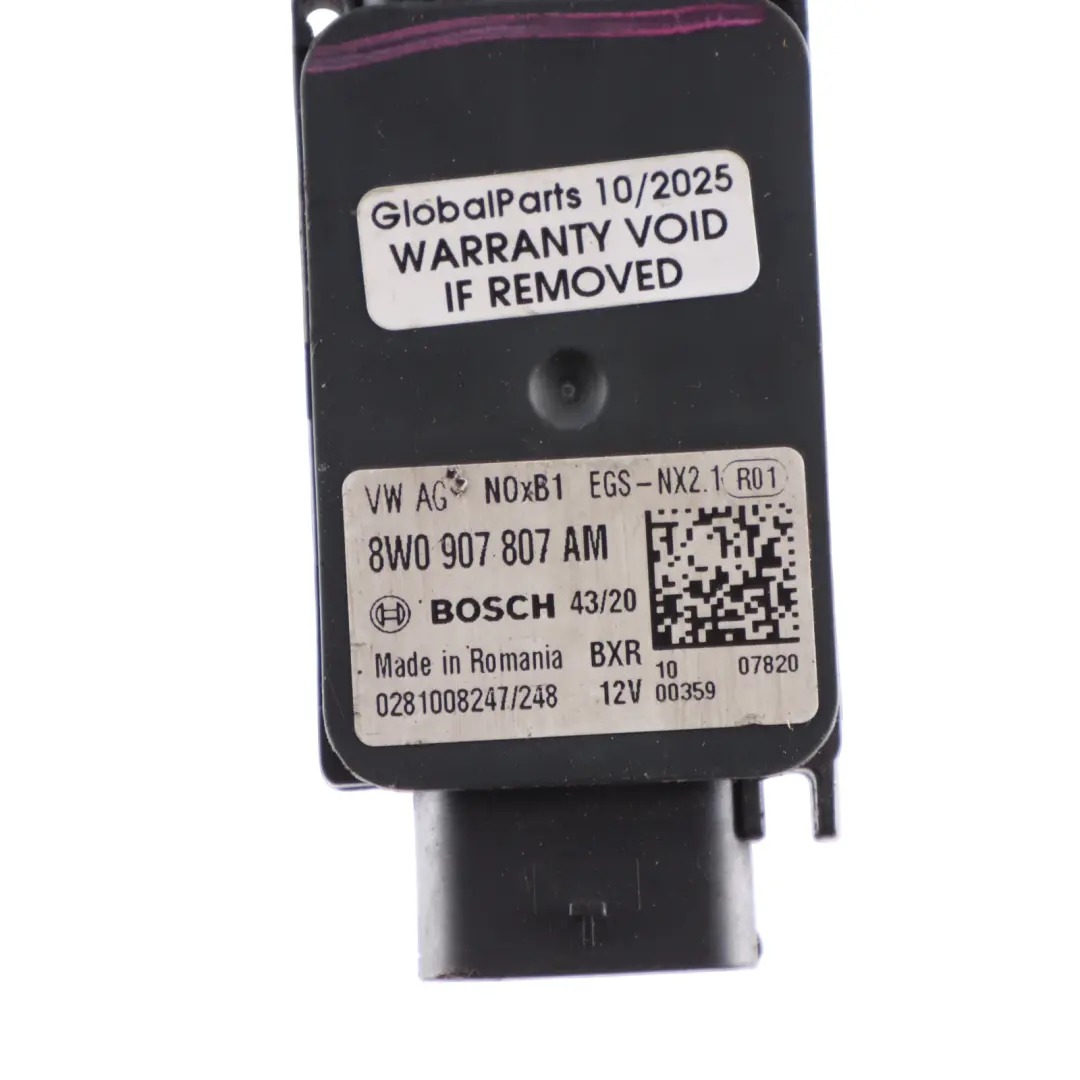 NOX Lambda Oxygen Sensor 2.0 TDI Diesel Engine to Audi A4 B9 A5 F5 with Part number 8W0907807AM Audi A4 B9 A5 F5 NOX Lambda Oxygen Sensor 2.0 TDI Diesel Engine - SKU 8W0907807AM-1 - Part number 8W0907807AM