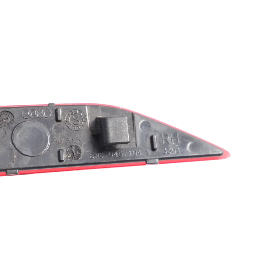 Audi A4 B9 A5 F5 Rear Bumper Lower Light Reflector Right Inner N/S - SKU 8W0945104A - Part number 8W0945104A