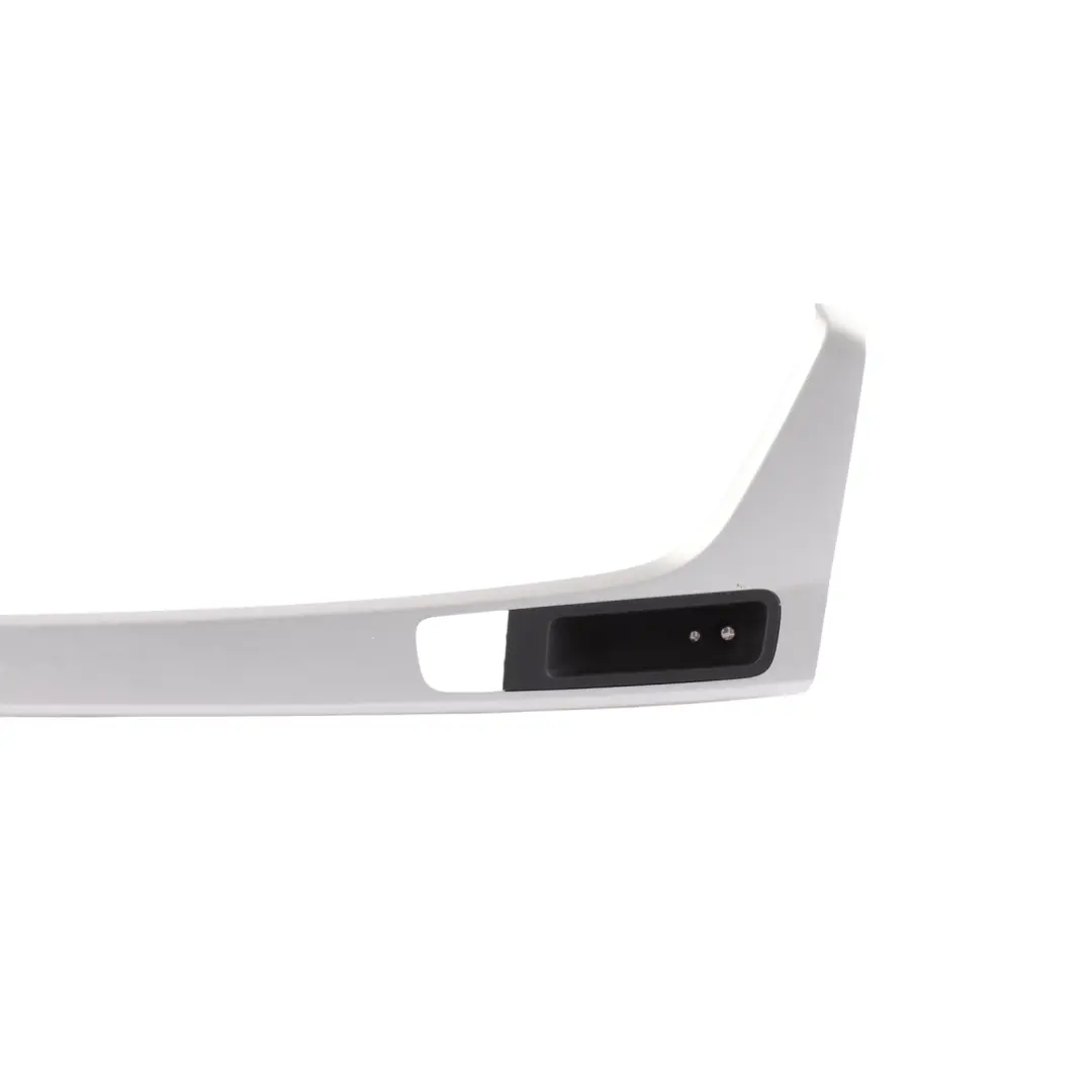 Audi A4 B9 Centre Console Cover Frame Strip Ashtray Brushed Silver - SKU RHD-8W2863969E - Part number 8W2863969E