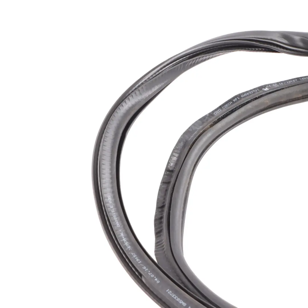 Door Inner Seal Rubber Gasket Left Right N/O/S to Audi A4 B9 Rear with Part number 8W5833721A Audi A4 B9 Rear Door Inner Seal Rubber Gasket Left Right N/O/S - SKU 8W5833721A - Part number 8W5833721A