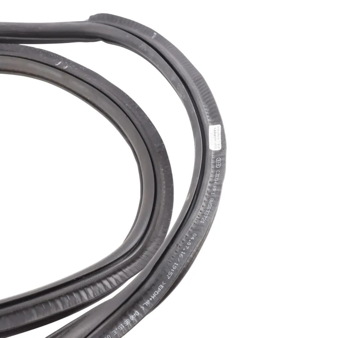 Audi A4 B9 Guarnizione Gomma Interna Porta Posteriore Sinistra Destra - SKU 8W5833721A - Numero di parte 8W5833721A