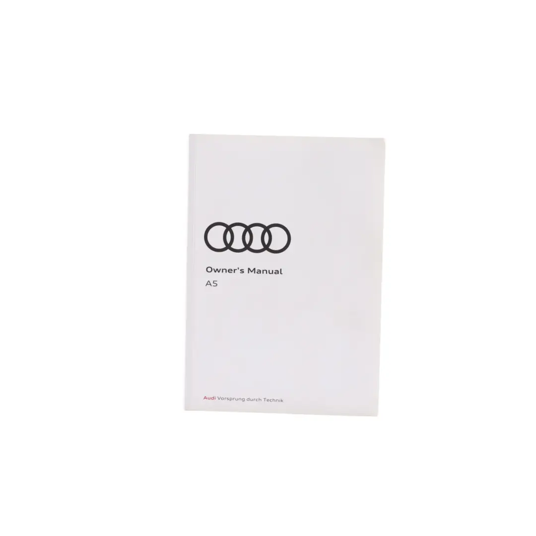 Audi A5 F5 Owner's Handbook Manual Booklet Case - SKU 8W6012720AF - Part number 8W6012720AF