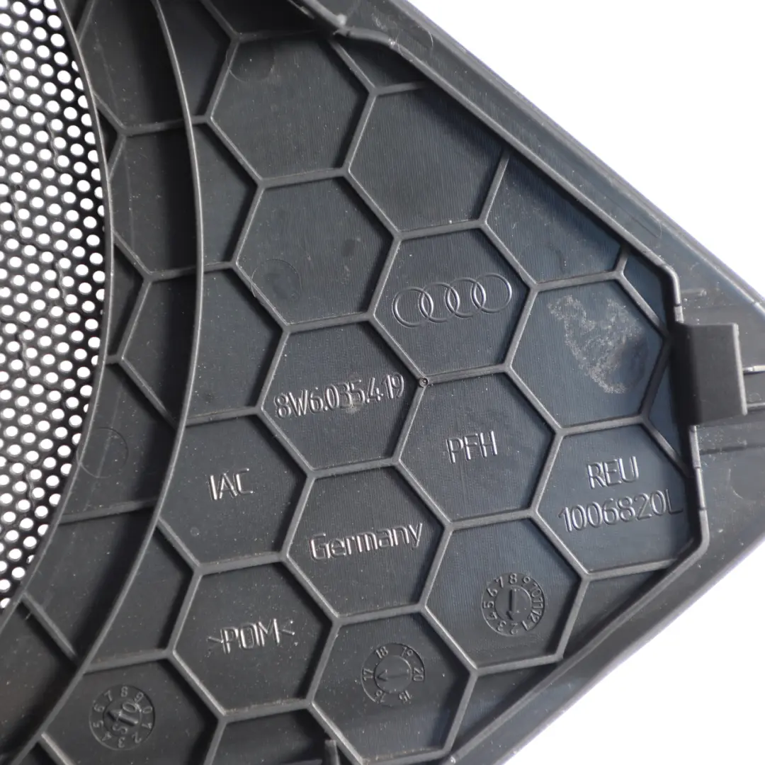 Tür Karte Lautsprecher Abdeckung Trim Panel Vorne Rechts für Audi A5 F5 mit Teilenummer 8W6035419 Audi A5 F5 Tür Karte Lautsprecher Abdeckung Trim Panel Vorne Rechts - SKU 8W6035419 - Teilenummer 8W6035419