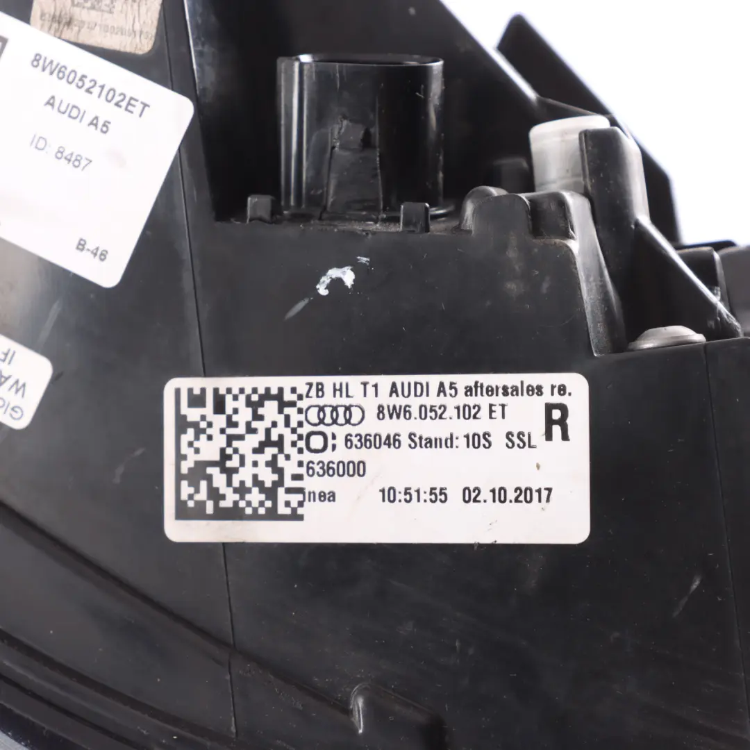 Audi A5 S5 F5 Rear Tail LED Light Lamp Outer Right O/S - SKU 8W6052102 - Part number 8W6052102ET