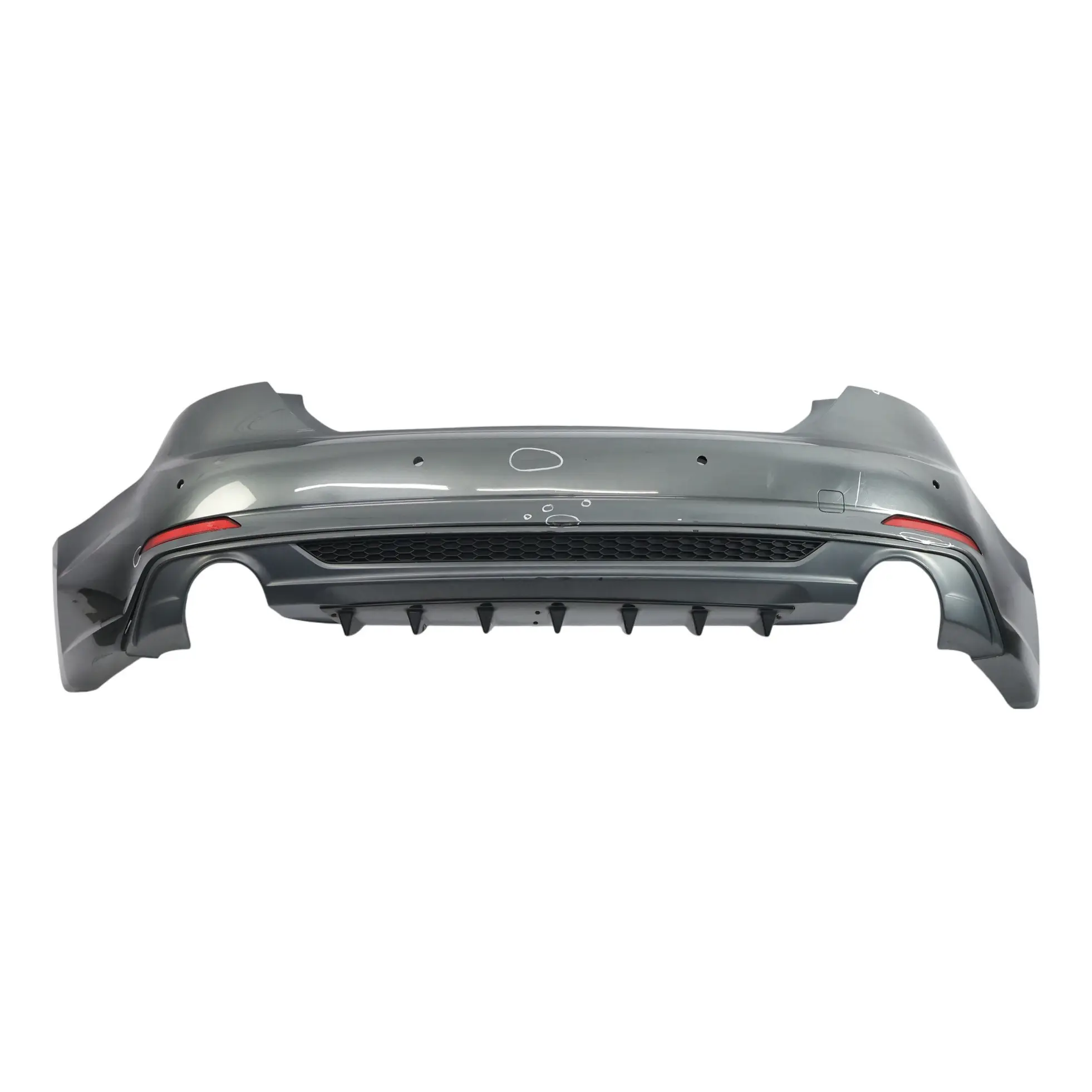 Audi A5 F5 Bumper Rear Trim Panel S-Line Daytona Grey Pearl Effect - Z7S