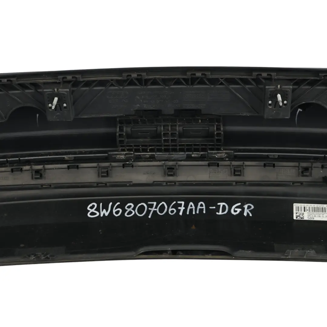 Bumper Rear Trim Panel S-Line Daytona Grey Pearl Effect - Z7S to Audi A5 F5 with Part number 8W6807067AA Audi A5 F5 Bumper Rear Trim Panel S-Line Daytona Grey Pearl Effect - Z7S - SKU 8W6807067AA-DGR - Part number 8W6807067AA