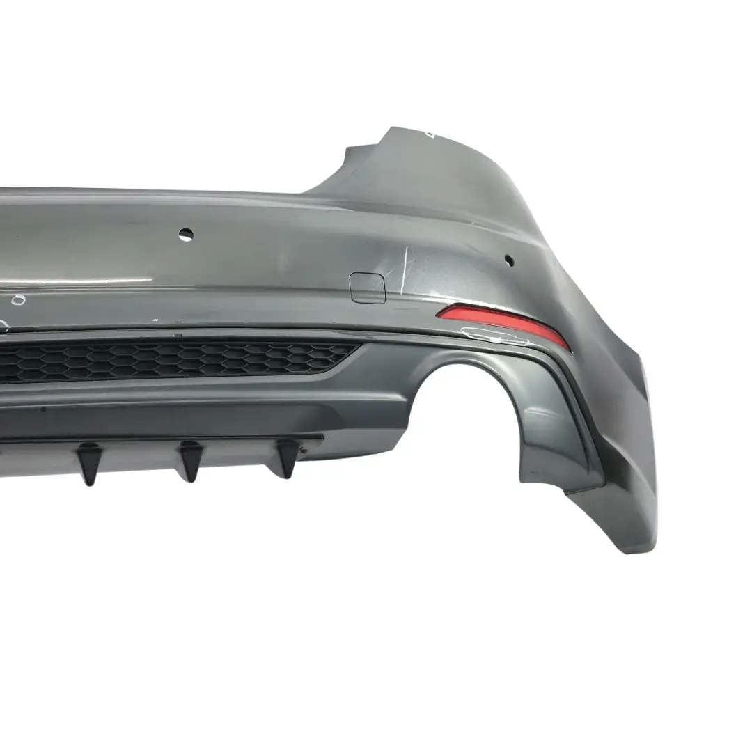 Bumper Rear Trim Panel S-Line Daytona Grey Pearl Effect - Z7S to Audi A5 F5 with Part number 8W6807067AA Audi A5 F5 Bumper Rear Trim Panel S-Line Daytona Grey Pearl Effect - Z7S - SKU 8W6807067AA-DGR - Part number 8W6807067AA