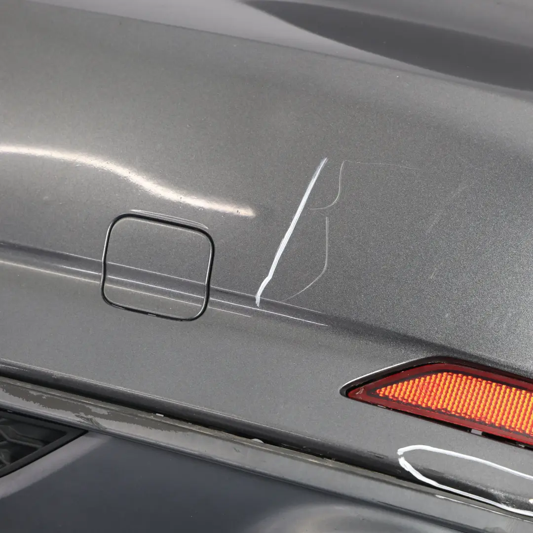 Bumper Rear Trim Panel S-Line Daytona Grey Pearl Effect - Z7S to Audi A5 F5 with Part number 8W6807067AA Audi A5 F5 Bumper Rear Trim Panel S-Line Daytona Grey Pearl Effect - Z7S - SKU 8W6807067AA-DGR - Part number 8W6807067AA