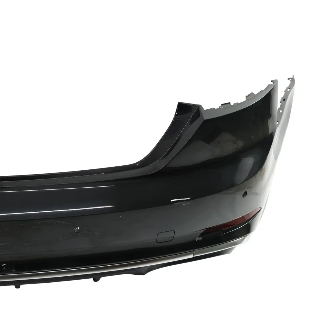 Audi A5 F5 Tylny Zderzak S-Line Mythical Black Czarny Metalik - Y9T - SKU 8W6807067AA-MYB - Numer Części 8W6807067AA