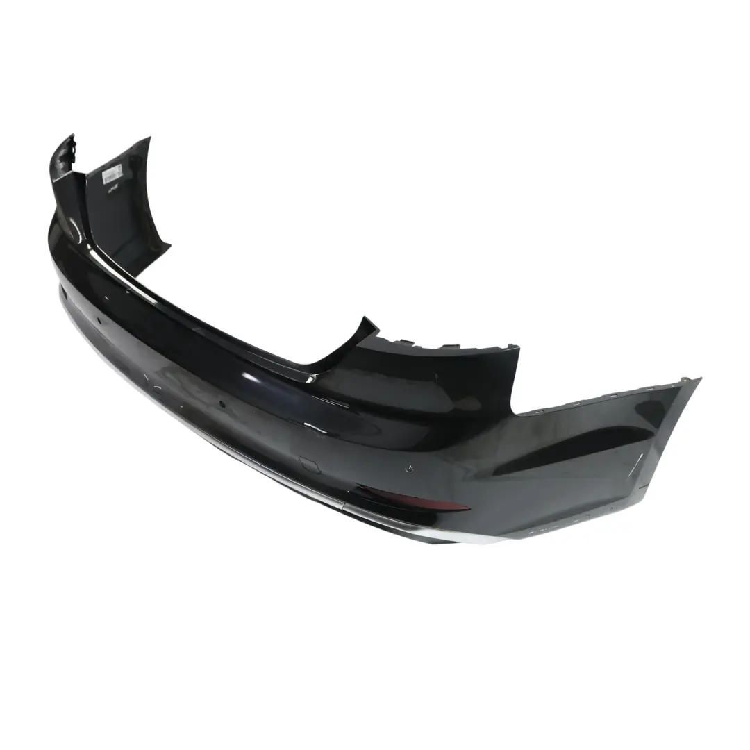 Bumper Rear Trim Panel S-Line Mythical Black Metallic - Y9T to Audi A5 F5 with Part number 8W6807067AA Audi A5 F5 Bumper Rear Trim Panel S-Line Mythical Black Metallic - Y9T - SKU 8W6807067AA-MYB - Part number 8W6807067AA