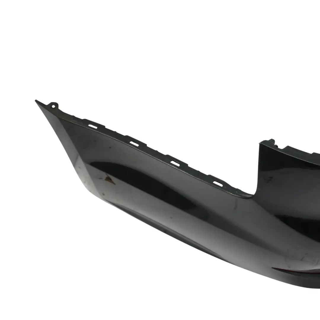 Bumper Rear Trim Panel S-Line Mythical Black Metallic - Y9T to Audi A5 F5 with Part number 8W6807067AA Audi A5 F5 Bumper Rear Trim Panel S-Line Mythical Black Metallic - Y9T - SKU 8W6807067AA-MYB - Part number 8W6807067AA