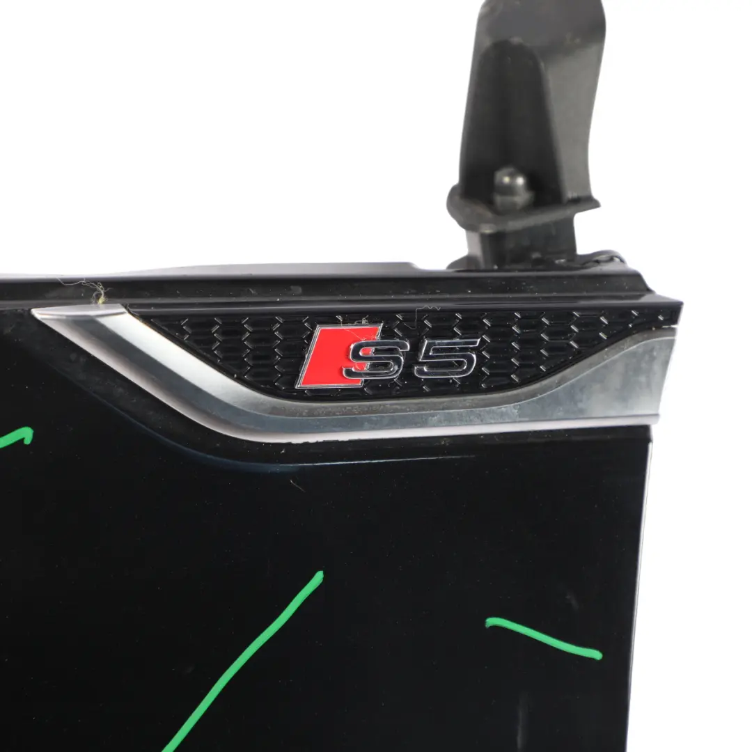Audi A5 S5 F5 Side Panel Front Left N/S Wing Fender Mythical Black Metallic Y9T - SKU 8W6821105B-MYB - Part number 8W6821105B