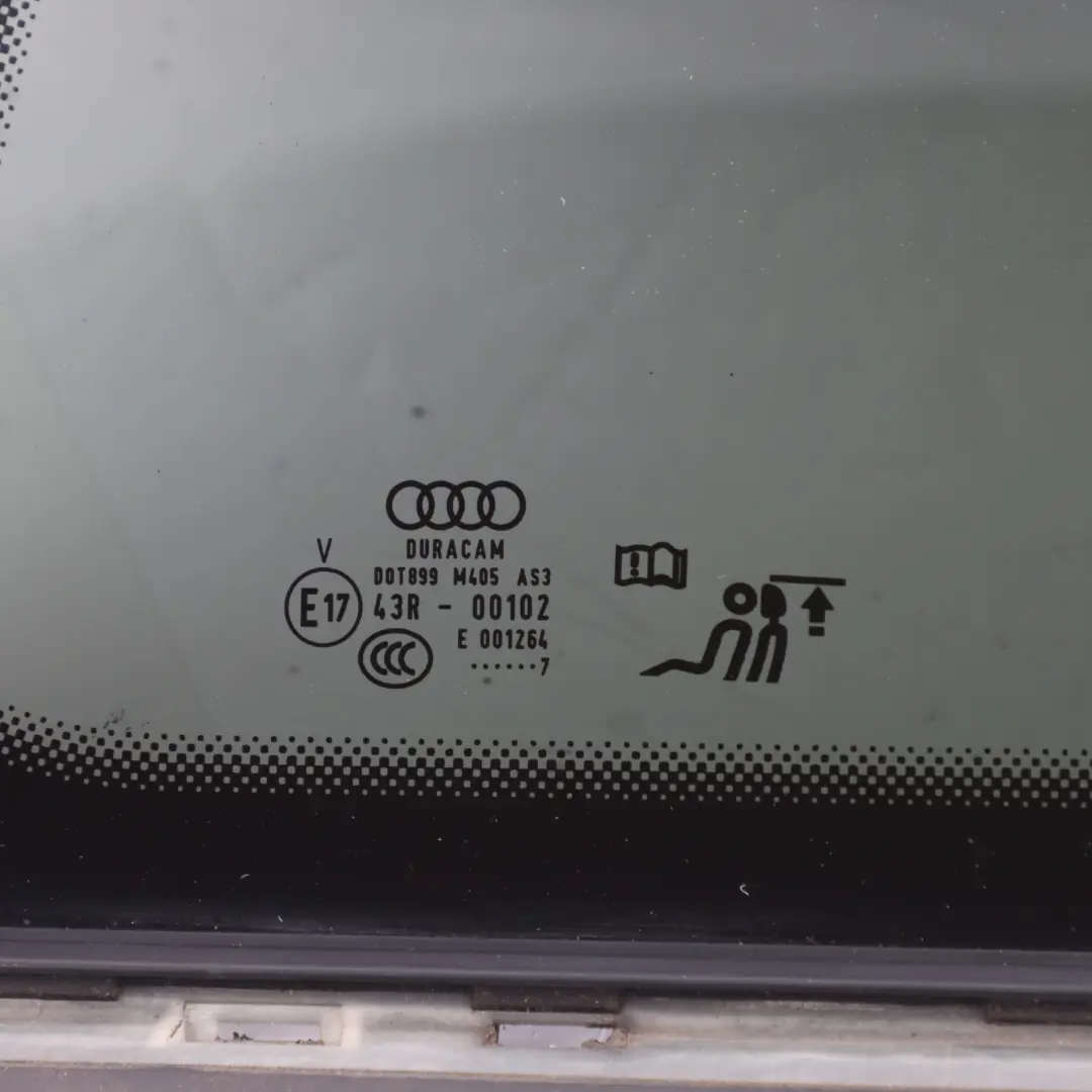 Side Window Glass Tinted AS3 Left N/S to Audi A5 F5 Coupe Rear with Part number 8W6845297K Audi A5 F5 Coupe Rear Side Window Glass Tinted AS3 Left N/S - SKU 8W6845297K - Part number 8W6845297K