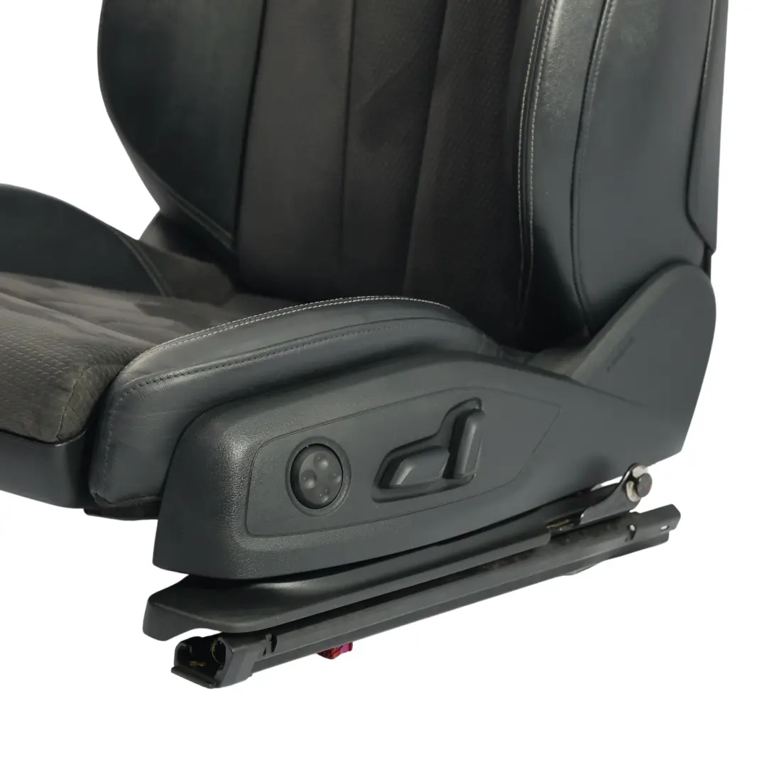 Sportback Fotel Przedni Lewy S-Line Grzany Półskóra Czarno Szary do Audi A5 F5 o numerze 8W6881805P Audi A5 F5 Sportback Fotel Przedni Lewy S-Line Grzany Półskóra Czarno Szary - SKU 8W6881805P-1 - Numer Części 8W6881805P