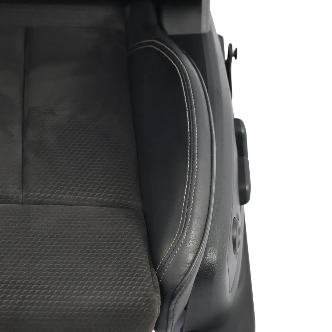 Audi A5 F5 Sportback Seat Front Left N/S S-Line Heated Half Leather Black Grey - SKU 8W6881805P-1 - Part number 8W6881805P