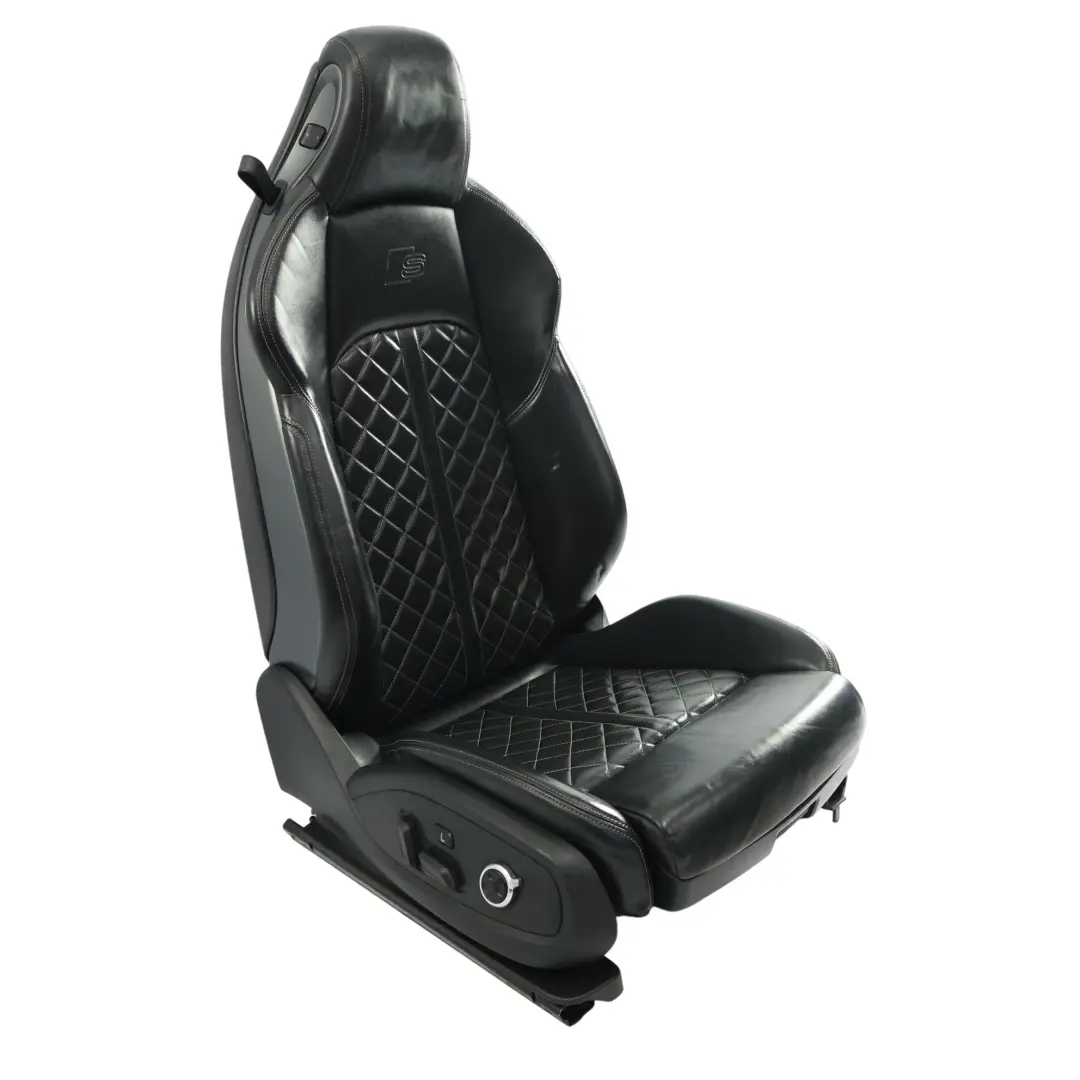 Front Heated Massage Leather Soul Black Right O/S to Audi A5 S5 F5 Coupe Sport Seat with Part number 8W6881806BJ Audi A5 S5 F5 Coupe Sport Seat Front Heated Massage Leather Soul Black Right O/S - SKU 8W6881806BJ-2 - Part number 8W6881806BJ